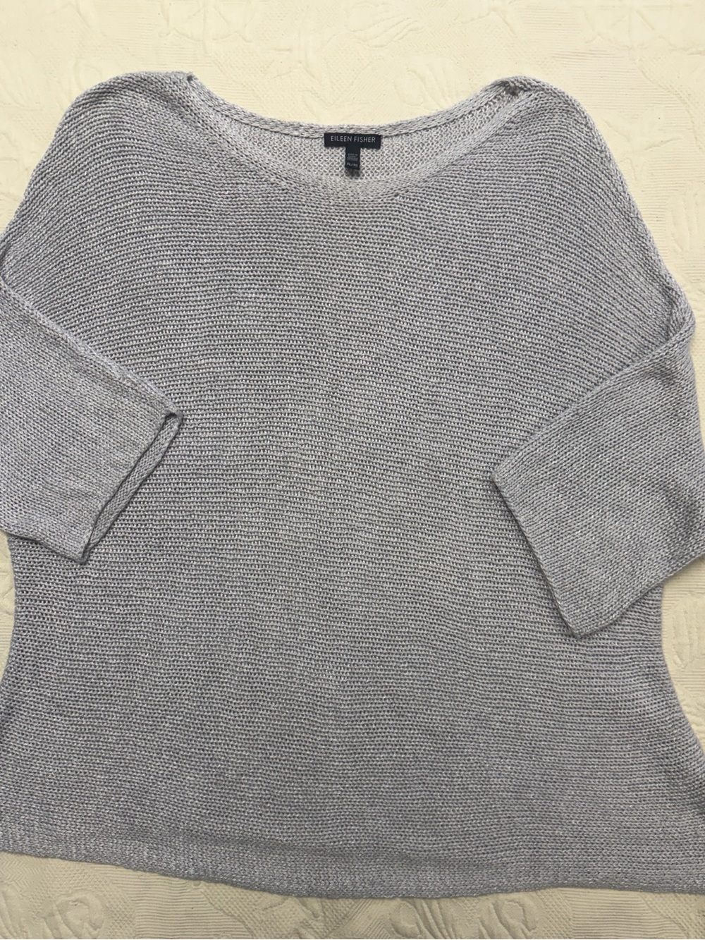 Eileen Fisher Open knit sweater XL